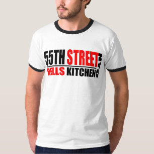 第55通りの地獄の台所NYCロゴのワイシャツ Tシャツ