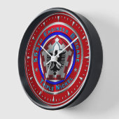 第555期工士旅団 壁時計 (傾斜)