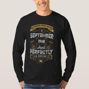 第56回誕生日レジェンド生まれは1968年9月だった Tシャツ