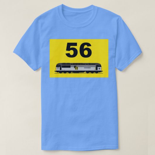 第56類機関車1 Tシャツ (デザイン正面)