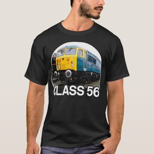 第56類鉄道英国鉄道鉄道機関車 Tシャツ (正面)