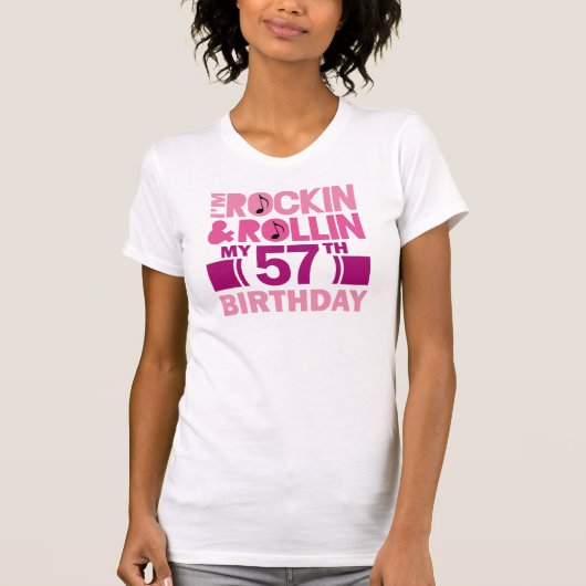 第57女性のための誕生日プレゼントのアイディア Tシャツ (正面)