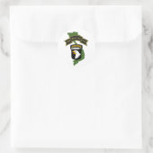 第58回スカウト犬の小隊101IDスタンプ ラウンドシール (バッグ)