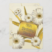 第58回バースデーパーティーデイジー 招待状 (正面/裏面)