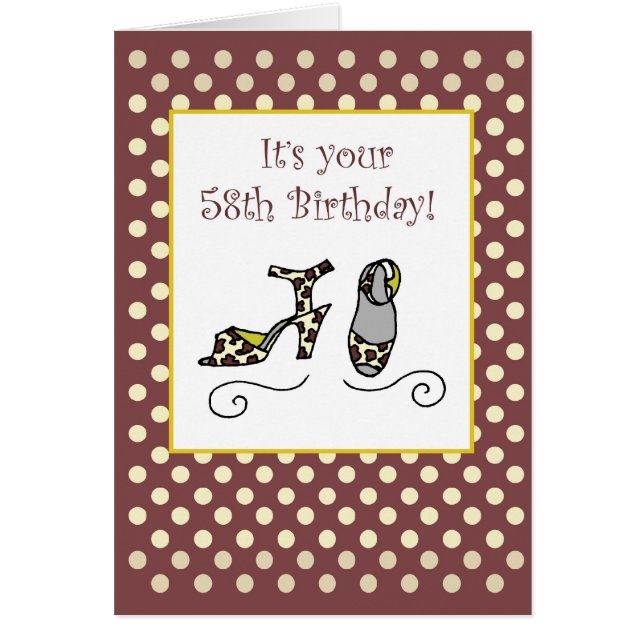 第58誕生日婦人靴 (正面)