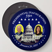 第59代大統領就任 缶バッジ (正面&裏面)