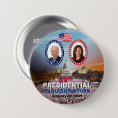 第59回大統領の2021年1月20日 缶バッジ (正面&裏面)