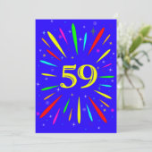 第59回誕生日パーティーの招待状の爆発 招待状 (スタンド正面)