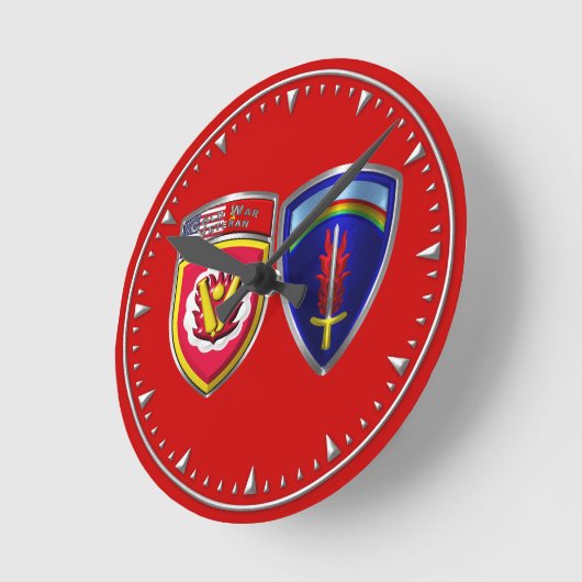 第59旅団 ラウンド壁時計 (傾斜)