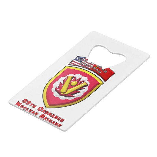 第59旅団「冷戦核抑止力」 クレジットカード栓抜き (裏面アングル)