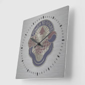 第59条旅団クレスト スクエア壁時計 (傾斜)