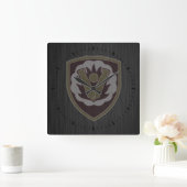 第59条旅団パッチ スクエア壁時計 (ホーム)