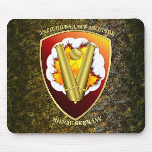 第59条旅団パッチ マウスパッド (正面)