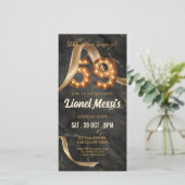 第59誕生日モバイル招待状 案内状 (スタンド正面)