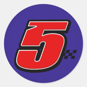 第5 -ステッカー ラウンドシール