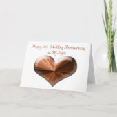 第5。 夫および妻への結婚記念日カード カード (正面)