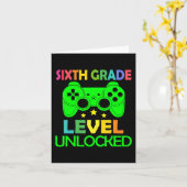 第6グレードのロック解除されたビデオゲーム新学期 カード (黄色い花)