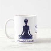 第6チャクラの松果眼のアンヤ内部ガイドの断言 コーヒーマグカップ (左)