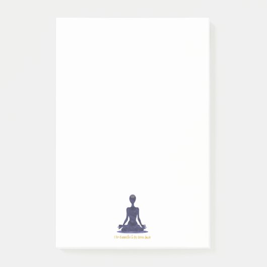 第6チャクラの松果眼のAjnaの断言 ポストイット (正面)