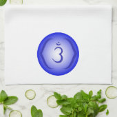 第6チャクラ キッチンタオル (折り畳み)