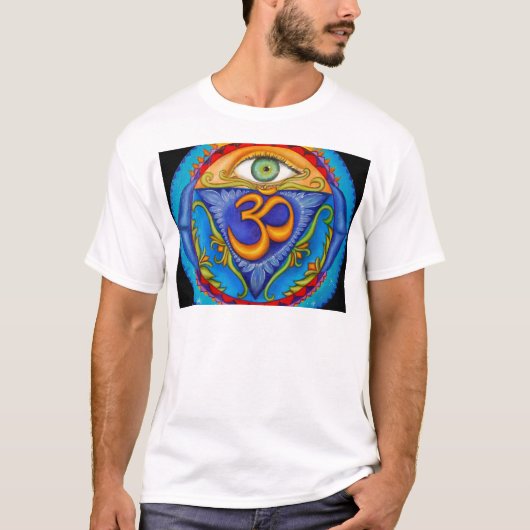第6チャクラ、松果眼 Tシャツ (正面)