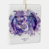 第6パーソナライズなチャクラの松果眼のアンヤの内部ガイド セラミックオーナメント (右)