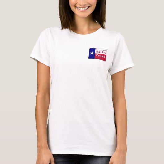 第6世代先住民テシャン国旗 Tシャツ (正面)
