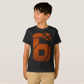 第6回バースデーパーティー6歳バスケットボールの日 Tシャツ (正面フル)