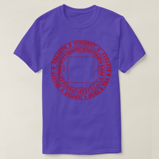 第6回モーセのサークルシールとプラネタイスピリット Tシャツ (デザイン正面)