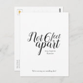第6回足結婚別延納タイポグラフィ ポストカード (正面/裏面)