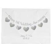 第6回鉄結婚記念日抱き枕 ラージペーパーバッグ (裏面)