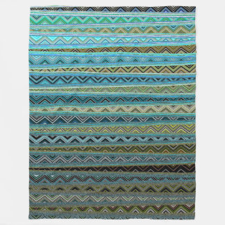 第6宇宙で急に方向を変えるジグザグ フリースブランケット