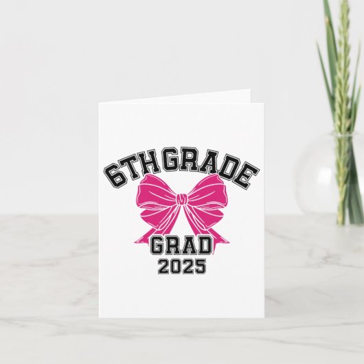 第6期卒業2025年弓小学校Gr カード (正面)