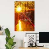 第6章24節は、主よ賛美りのポスター ポスター (ホームオフィス)