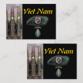 第6緑色のベレー帽の特殊部隊はトレーディングカード点滅します 名刺 (正面/裏面)