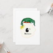 第6誕生日のドラゴン カード (正面/裏面インサイチュ)