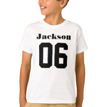 第6誕生日のワイシャツ|の名前をカスタムする