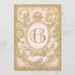 第6誕生日の夢の大きい 招待状