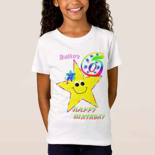 第6誕生日はワイシャツを主演します Tシャツ (正面)