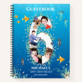 第6誕生日アンダーザシーフォトゲストブック ノートブック