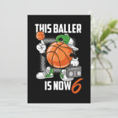 第6誕生日バスケットおもしろいボール選手,6歳 シーズンカード (スタンド正面)