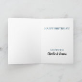 第6誕生日バルーンハッピーバースデー カード (内部)