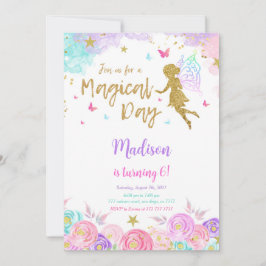 第6誕生日妖精パーティー 招待状