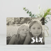 第6誕生日少年少女第6フォトオーバーレイI 招待状 (スタンド正面)