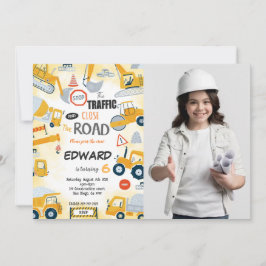 第6誕生日建築フォト招待状 招待状