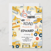 第6誕生日建築招待状 招待状 (正面)