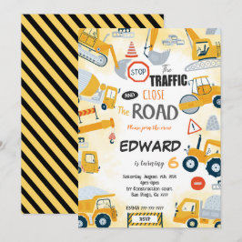 第6誕生日建築招待状 招待状