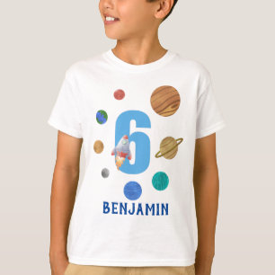 第6誕生日惑太陽の星 Tシャツ
