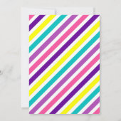 第6誕生日招待状女子バースデーパーティー 招待状 (裏面)