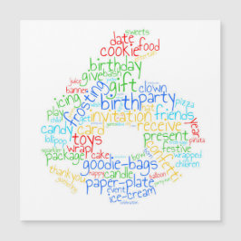 第6誕生日磁気カード